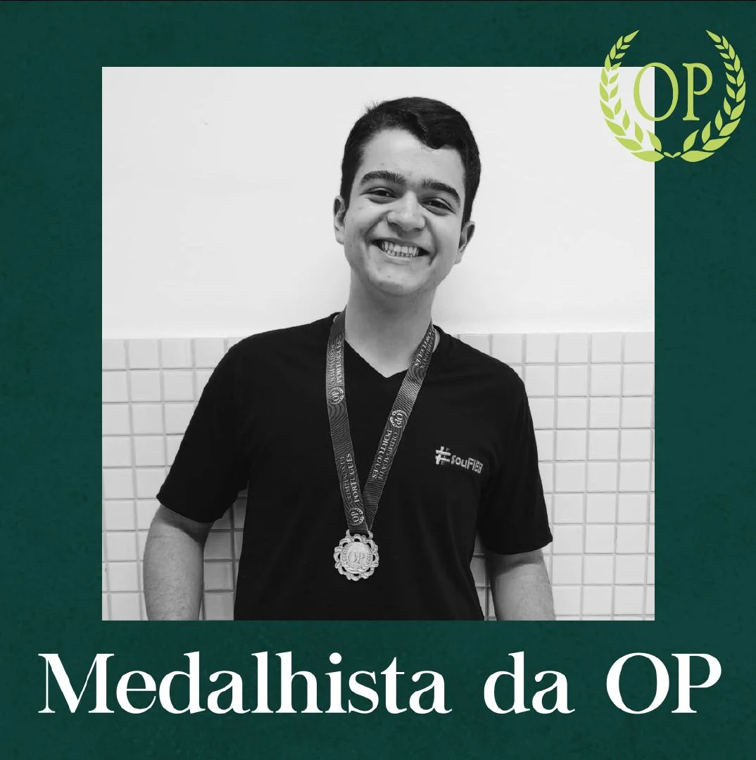 Medalhista de ouro da 1ª Olimpíada de Português